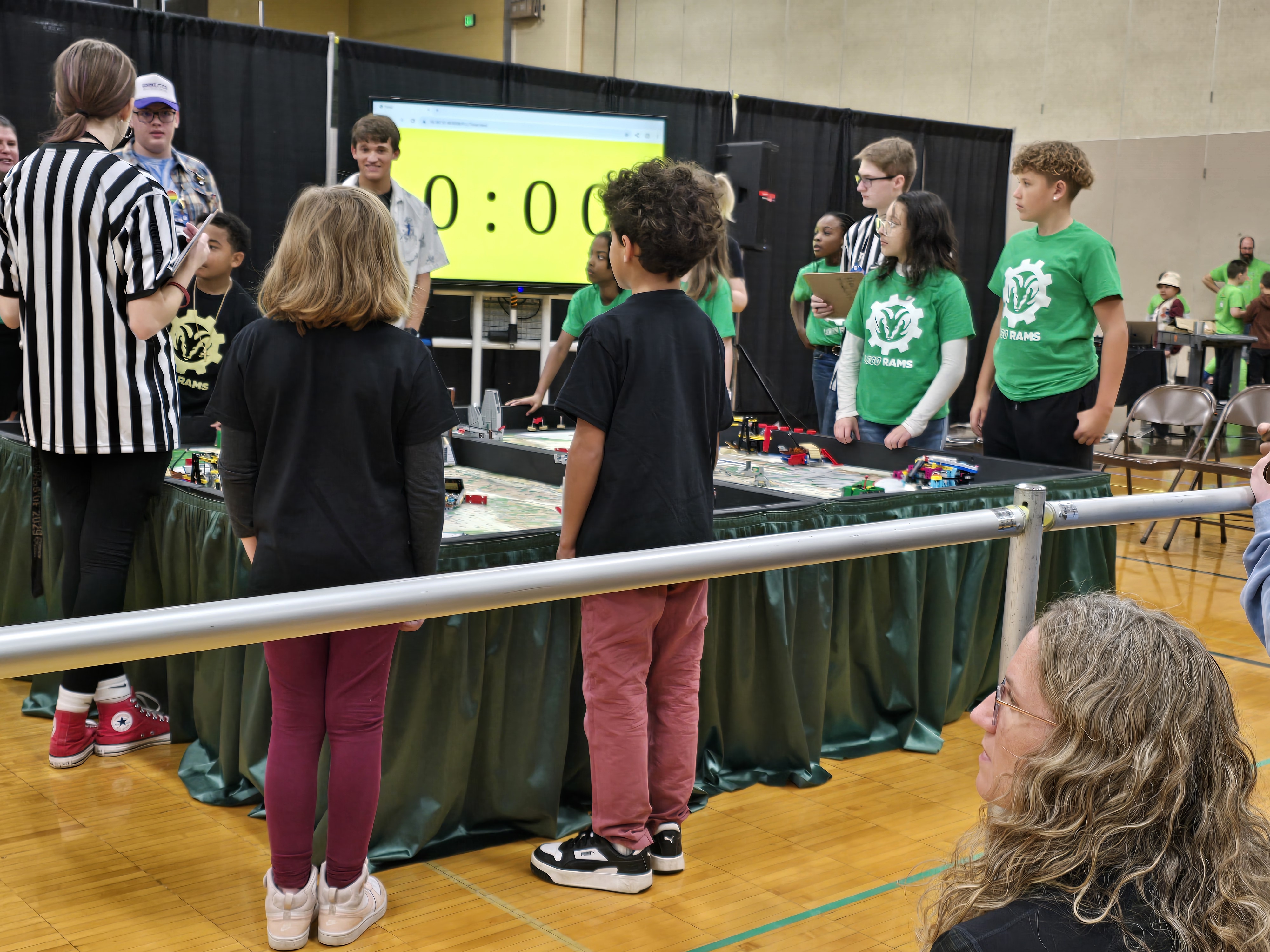 Holt Robotics students participating in FIRST LEGO League